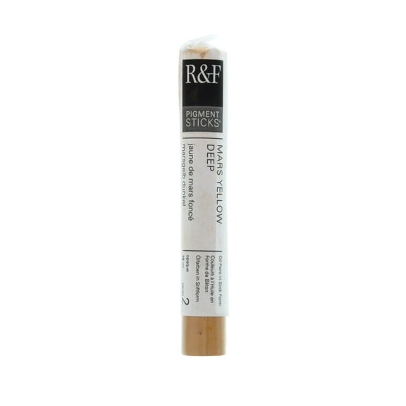 R&F Handmade Paints Pigment Stick, 38ml, Mars Yellow Deep