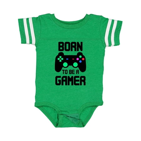 

Inktastic Born to Be a Gamer with Controller Gift Baby Boy or Baby Girl Bodysuit