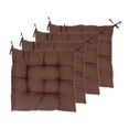 thumbnail image 1 of 4 cojines para silla de cocina, lavables, suaves y gruesos, para interior y exterior, 40 x 40 cm Café, 1 of 9