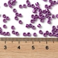 thumbnail image 4 of 50g Baking Paint Glass Seed Beads Cylinder Purple 2.5x2mm Hole: 1.4mm 5039pcs/50g, 4 of 4
