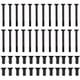 thumbnail image 1 of Juego de 60 tornillos Balacoo para montaje de ventilador de refrigeración de ordenador (largos y cortos)., 1 of 7