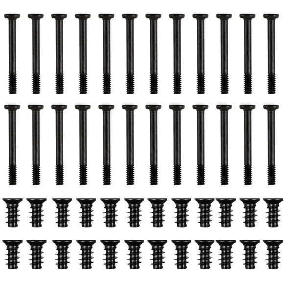 KAKOWELY Juego de 60 tornillos largos y cortos para montaje de ventilador de refrigeración de computadora y ventilador de caja