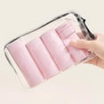 thumbnail image 5 of KRYVN 5-Pack Travel Toiletry Bottles Set, TSA Approved Leak Proof Silicone Liquid Containers with Clear Bag, 100ml/80ml/50ml Refillable Dispensers for Shampoo Conditioner Lotion, 5 of 12