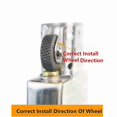 thumbnail image 3 of 10pcs/Lot Rhombus Toothed Steel Wheel Fit For Zippo Kerosene Petrol Lighter DIY Repair Service Replacement Accessory 108X38mm, 3 of 5