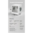 thumbnail image 3 of Pet Dryer Room, Spacious & Efficient Automatic Hair Dryer with 65L Inner Space and Cool/Hot Wind, for Cats & Small Dogs - Cream White, 3 of 9