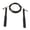 Black, variant on Xirurus 118 inches / 3m Adjustable Speed Jump Rope with Aluminum Handles, 360° Universal CS Bearing, Silver