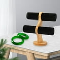thumbnail image 4 of Soporte de exhibición de joyas Estante de almacenamiento de pulseras para mesa de organización Scrunchies Negro jinwen Soporte de exhibición de pulsera, 4 of 8