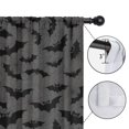 thumbnail image 4 of Blackout Kids Curtains,Gray Halloween Bats and Spider Webs Childrens Insulated Curtains Set Of 2,Bedroom Essentials,Toddler Room Decor 42"x84", 4 of 5