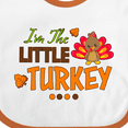 thumbnail image 4 of Inktastic Thanksgiving Im the Little Turkey Boys or Girls Baby Bib, 4 of 4