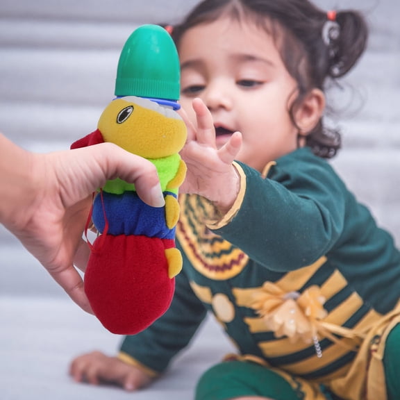 OUNONA Baby Bottle Protective Cover Nursing Bottle Case Polar Fleece 1Set