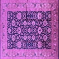 thumbnail image 1 of Ahgly Company Indoor Square Oriental Purple Industrial Area Rugs, 4' Square, 1 of 4