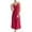 Burgundy, variant on ZQUUVOU Sleeveless Nightgown for Women Casual Camisole V-neck Long Nightshirts Comfortable Sleep Dress Satin Slip Sleepwear Green