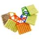 thumbnail image 4 of Limpiador de persianas para ventanas, cepillo para polvo, herramientas de microfibra para persianas de ventanas, aire acondicionado, polvo de persianas XBTCLXEBCO cepillo de limpieza de persianas con 7 dedos un rodillo entre cada listón, 4 of 5