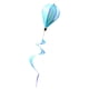 thumbnail image 4 of Globo aerostático de viento con forma de pavo real / arcoíris / estrella. Decoración para el hogar y juguetes para exteriores. Nube azul, 4 of 6