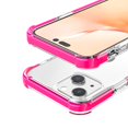 thumbnail image 4 of SaniMore for iPhone 14 6.1" 2022 Case, Ultra-clear Rugged Acrylic Backplane Shockproof Anti-fall Slim Lightweight Anti-scratch Anti-slip Cover For iPhone 14 6.1" 2022, Pink, 4 of 10