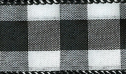 Morex Ribbon, Cambridge, 2-1/2 in x 50 yd, Black/White