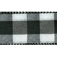 thumbnail image 2 of Morex Ribbon, Cambridge, 2-1/2 in x 50 yd, Black/White, 2 of 2