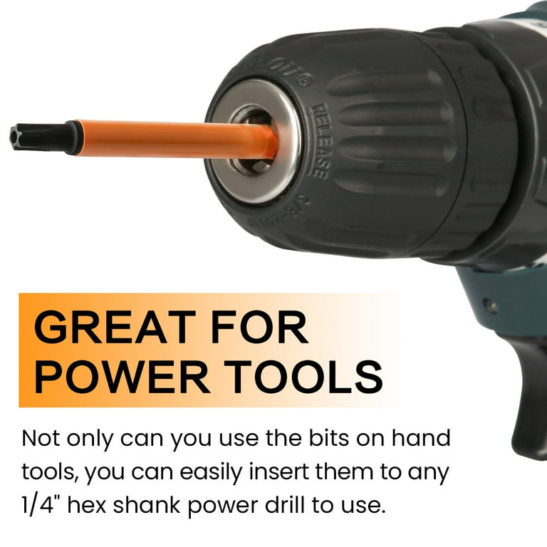 5pcs T20 Torx Security Bit Set, S2 Steel Torx Screwdriver