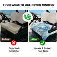 thumbnail image 4 of Golf Cart Seat Covers for 2 Seater,Blue Coastal Turtle Soft Microfiber Cart Seat Towel Blanket,Summer Beach Coral Nautical Absorbent Breathable Non Slip Bench Seats Protector for Golf Course 51"x31", 4 of 9