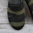thumbnail image 6 of Wensltd Women Solid Color Stripe Knit Flat Shoes Breathable Lightweight Comfy Walking Shoes for Casual Daily Wear, 6 of 9