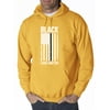 Trendy USA 1088 - Adult Hoodie USA Flag Black Lives Matter Human Rights Sweatshirt 4XL Gold