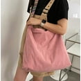 thumbnail image 3 of Women Corduroy Tote Bag Large Shoulder Hobo Bag for Women Boho Casual Handbag Purse, 3 of 8