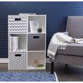 thumbnail image 2 of Design Imports CAMZ36644 11 x 11 x 11 Po Cube de Rangement en Polyester Carré Nid d'Abeilles&44; Gris, 2 of 2