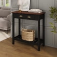 thumbnail image 6 of Wood Hall Table Console 1 Drawer Harvest Black | Furniture Dash, 6 of 7