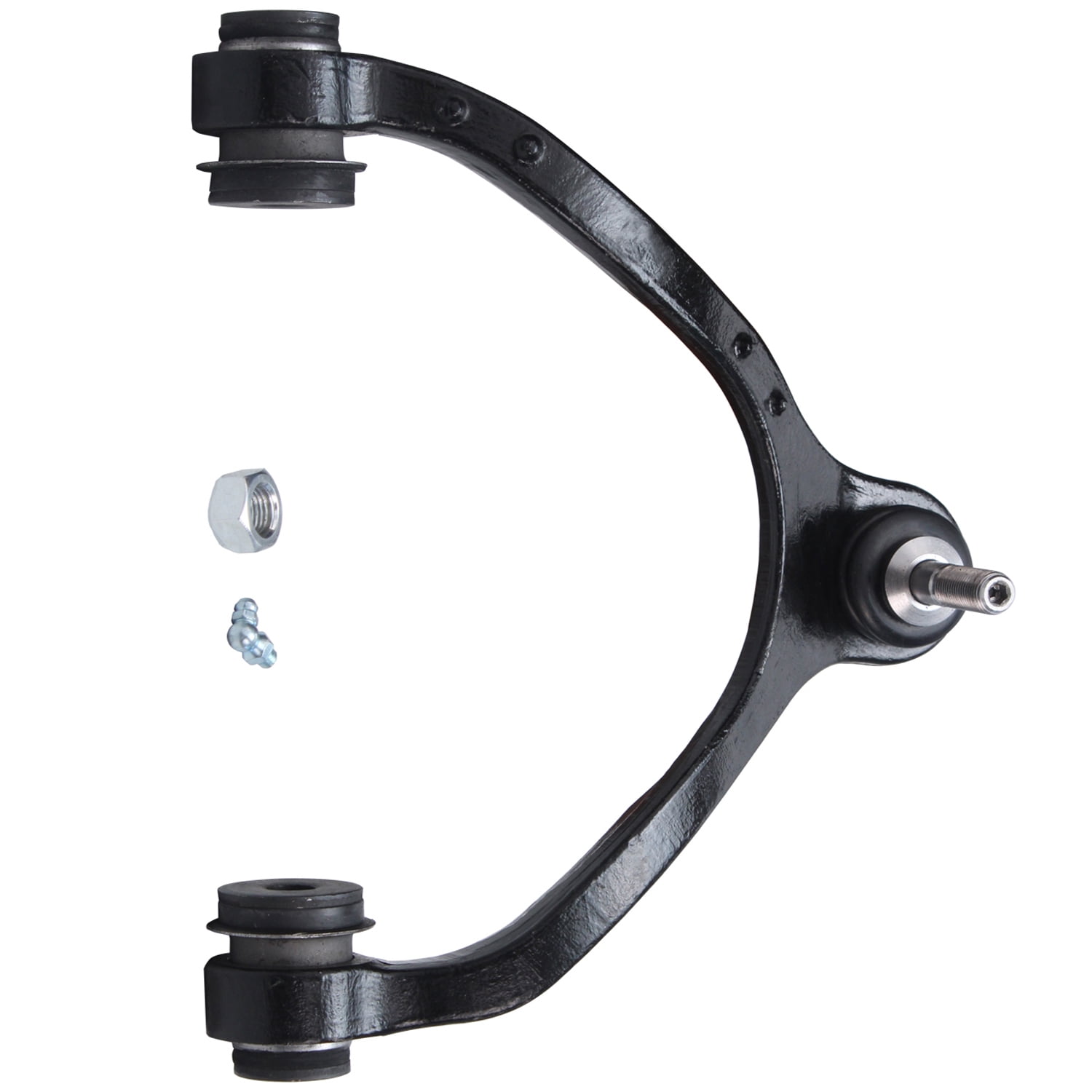 Detroit Axle - Front Upper Control Arms for 2003-2011 Ford Crown Victoria Lincoln Town Car Mercury Grand Marquis, 2003 2004 Marauder 2pc Upper Control Arms w/Ball Joints Assembly Replacement