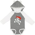 thumbnail image 3 of Inktastic Pirate Skull and Crossbones Boys or Girls Long Sleeve Baby Bodysuit, 3 of 5