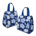 thumbnail image 2 of Pioneer Flower Floral Print Pattern Insulated Lunch Bag for Women & Adults,Large Portable Soft Cooler Lunch Bag,Thermal Food Storage Tote with Pearl Cotton,8.66L,8.75x5.75x9.5 Inch, 2 of 6