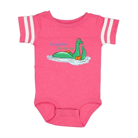 

Inktastic Loch Nessie I m Just Here for the Tea Gift Baby Boy or Baby Girl Bodysuit