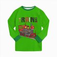 thumbnail image 4 of CAUYDY Kids Boy Sleepwear Pajamas for Child 5-7T 8-10Y Long Sleeved Top Elastic Pants 2 Piece Cute Set Boys Fall Winter Clothes Sizes 5-6 Years,Yellow, 4 of 4