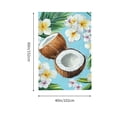 thumbnail image 3 of coconuts flowers wall art Tapestry, 100% Polyester Decorations for Dorm, Wall Hanging for decorative wall hanging, decorative bedroom, living room decoration, 3 of 6