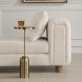 thumbnail image 2 of Uttermost Pascal Brass Drink Table, 2 of 5