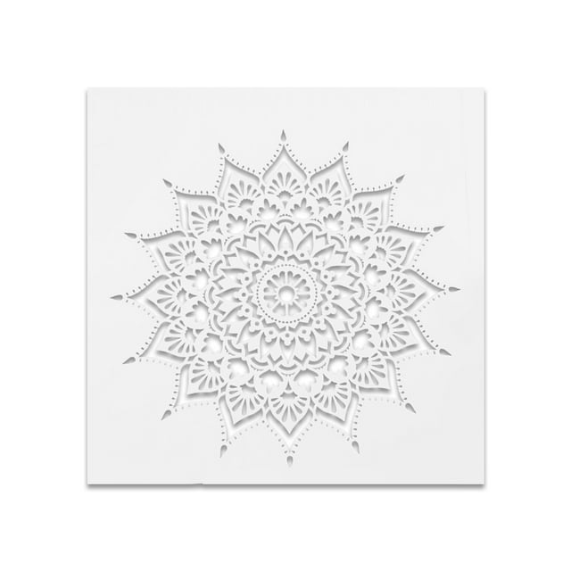 Speravity Impresionante arte con impresiones de póster A3, pósteres lavables y duraderos, impresiones, plantillas de pintura, Mandala DIY, Type3 NO3