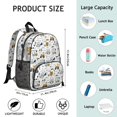 thumbnail image 6 of Construction Vehicles Pattern Backpack Backpack for School,Schoolbag with Adjustable Shoulder Straps & Padded Back,13.8"x11.4"x6", 6 of 6