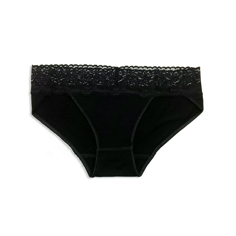 Cariloha Bamboo Lace Bikini Panty - Soft & Durable Low-Rise Panty - Sexy  Lace Waistband - Comfortable & Stylish - Lightweight & Breathable -  Moderate