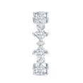 thumbnail image 3 of Rosec Jewels Lab Created Diamond Eternity Ring - Designer Wedding stacking Ring - EF-VS Grade, 14K White Gold, US 10.00, 3 of 8