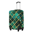 thumbnail image 2 of Haiem Green Mosaic Glass Luggage Cover Printed Suitcase Covers for Luggage Elastic Washable Suitcase Protector Fits 18-32 Inch Luggage-Medium, 2 of 8