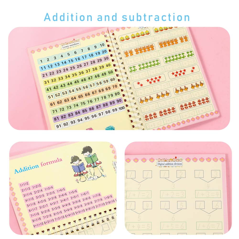 EXCEART Kids Books 20 pcs Groove copybook Practice copybook Books ABC  Writing Practice Books English Writing Practice Book for Calligraphy  Practice