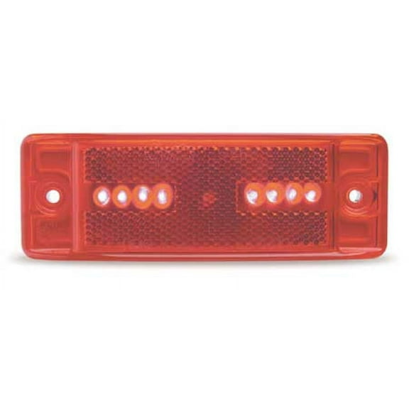 GROTE G2102 Lamp,Turtleback,LED,8 Diode,Red