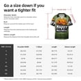 thumbnail image 7 of KLL Halloween night Print Men's Shirt Short Sleeve Button Down Summer Cuba Beach Shirts- 4X-Large, 7 of 7