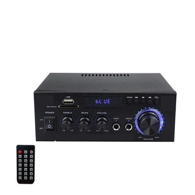 Digital Bluetooth Amplifier MP3 Channel 2.0 Sound Power Home Automotive Car for Speakers