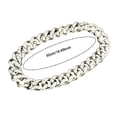 thumbnail image 2 of Cool Hop Jewelry Silver Necklace for Men Women - 80s 90s Rapper Punk Style Statement Accessory - Prop for Parties, 2 of 4