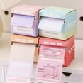 thumbnail image 7 of 4 Pack Full Adhesive Sticky Notes w/Pull-Out Dispensers, Total 1024 Sheets / 1.7 x 2.4 Inch Sticky Note Pads, Self-Adhesive Sticky Notes Roll Gradient Color Post Its Tape for Note Taking, 4 Colors, 7 of 7
