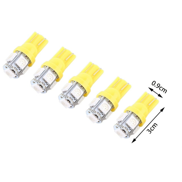Bombillas LED para automóvil Aramox 20 piezas 12V T10 5050 5 SMD Bombillas LED para automóvil Lámpara súper brillante ANGGREK Otros