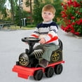 thumbnail image 6 of Gymax 6V Electric Kids Ride On Train Motorized Train Toy w/ Track & 6 Wheels Black, 6 of 10