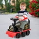thumbnail image 2 of Costway Tren eléctrico motorizado para niños de 6 V con rieles y 6 ruedas, color negro, 2 of 4