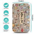 thumbnail image 6 of Coffee Tea Theme Drying Mat Heat Resistant Bar Mat Collapsible Kitchen Drying Mat for Kitchen Countertops (19.5x12in,Set Of 2), 6 of 7